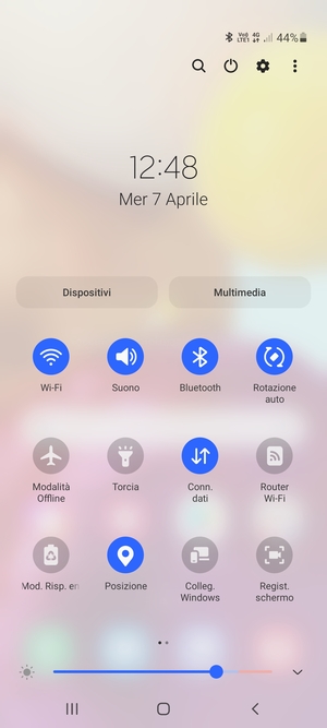 Disattiva Wi-Fi e Bluetooth