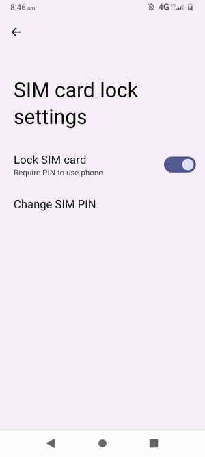 Select Change SIM PIN