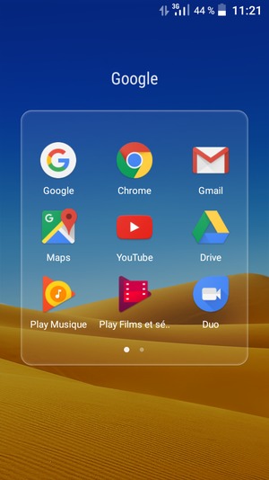 Sélectionnez Gmail