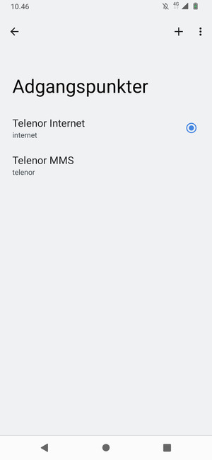 Vælg Menu-knappen