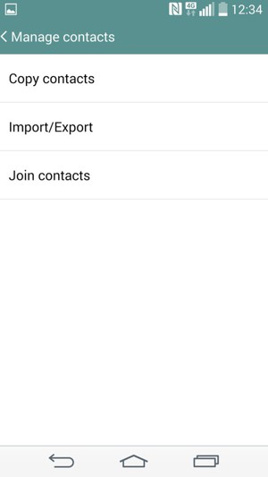 Select Import/Export