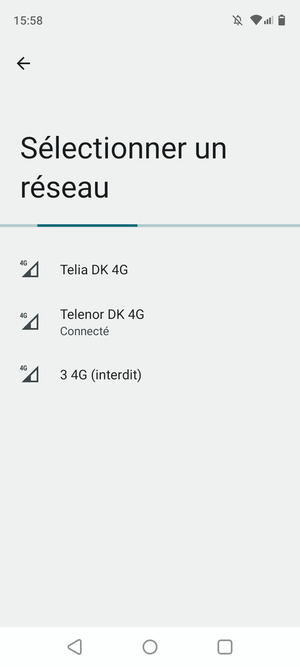 Veuillez attendre la fin de la recherche