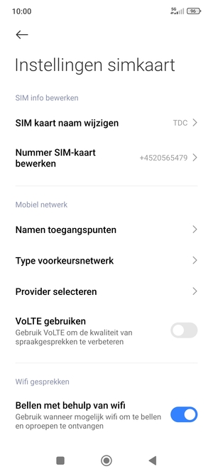 Selecteer Type voorkeursnetwerk