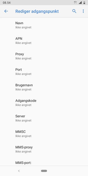 Indtast MMS-oplysninger
