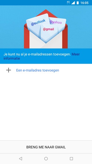 Selecteer Een e-mailadres toevoegen