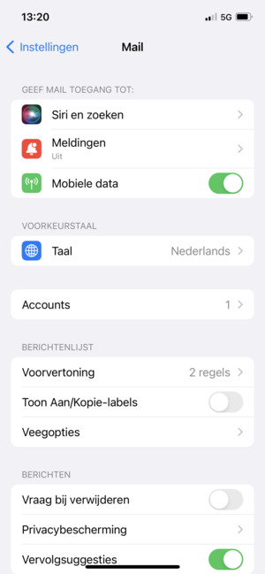 Uw Gmail is klaar voor gebruik
