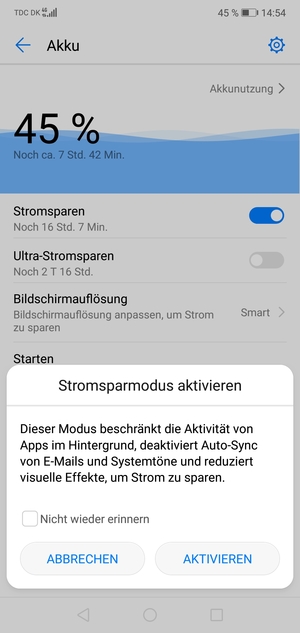 Wählen Sie AKTIVIEREN