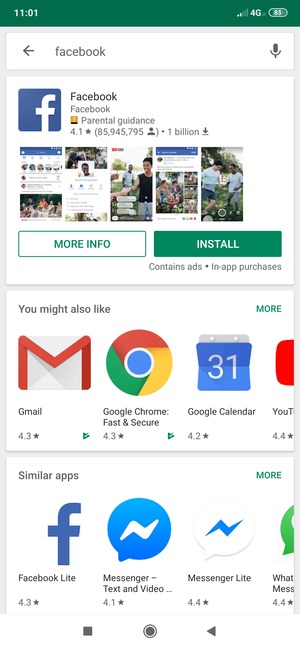 Select the app