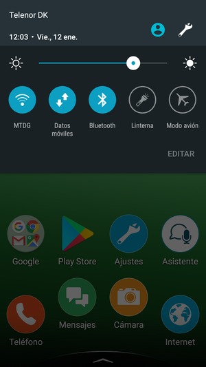 Desactive Wi-Fi y Bluetooth