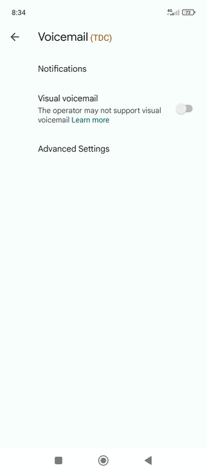 Select Advanced Settings