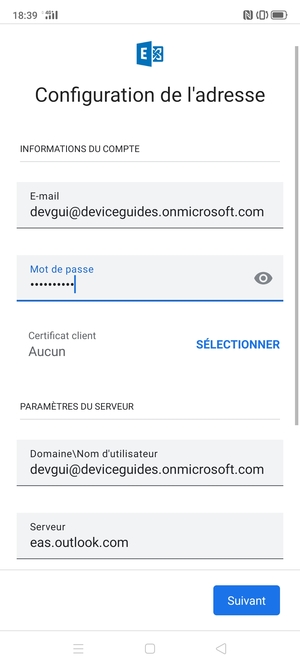 Saisissez votre mot de passe
