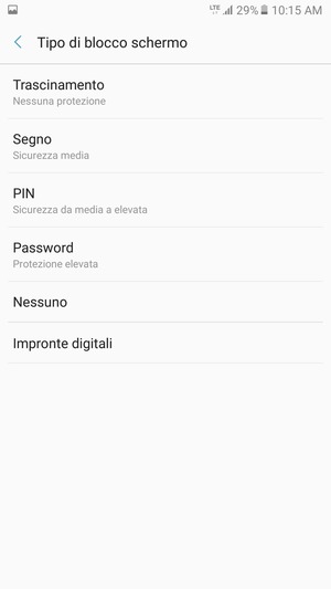 Seleziona Segno