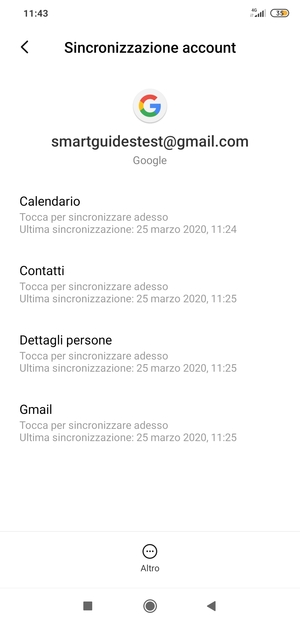 Seleziona Altro