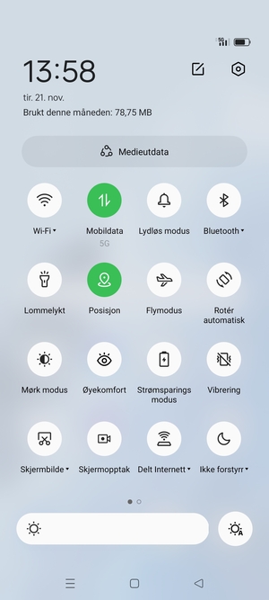 Slå av Posisjon