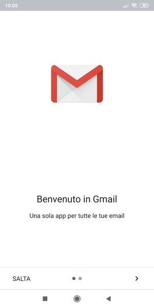 Seleziona AVANTI
