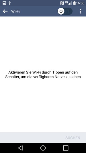 Schalten Sie Wi-Fi ein