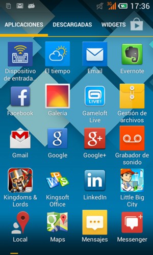 Seleccione Email