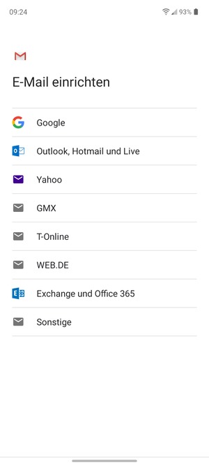Wählen Sie Sonstige