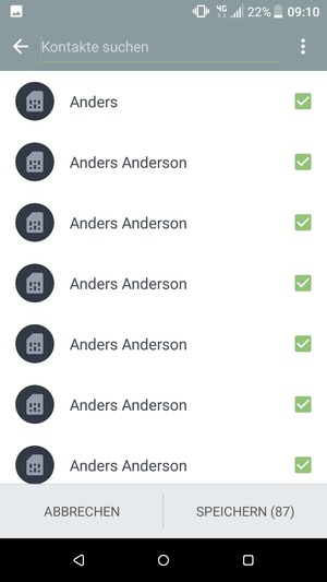 Wählen Sie SPEICHERN