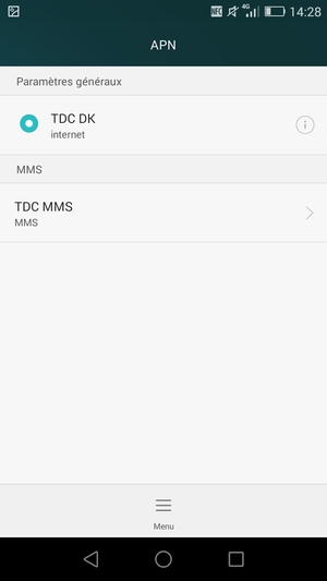 Votre téléphone est maintenant configuré pour les MMS