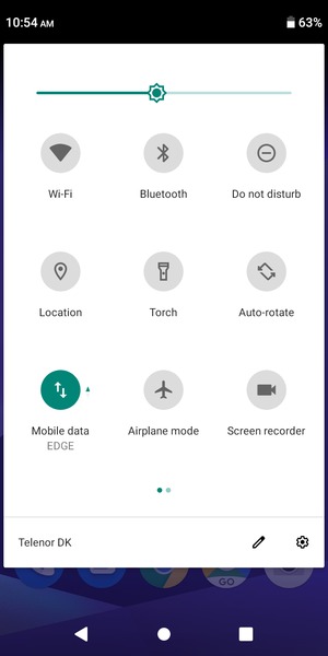 Select the Settings button
