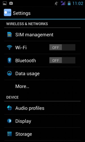 Select SIM management