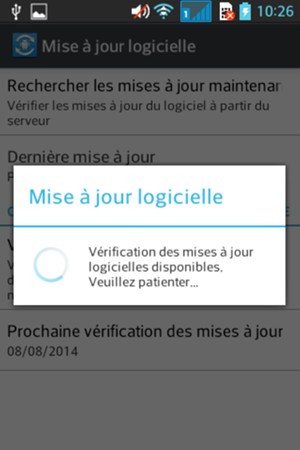 Veuillez attendre la fin de la recherche