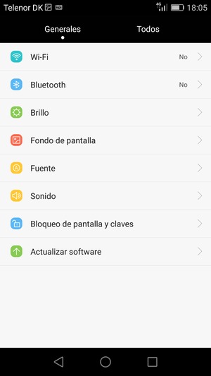 Seleccione Wi-Fi