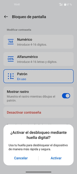 Seleccione la opción deseada