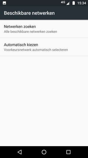 Selecteer Netwerken zoeken