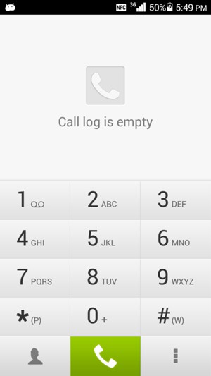 Press and hold the number 1