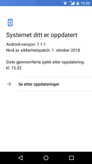 Velg se etter oppdateringer