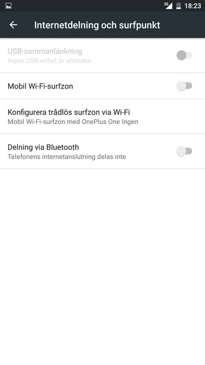 Välj Konfigurera trådlös surfzon via Wi-Fi