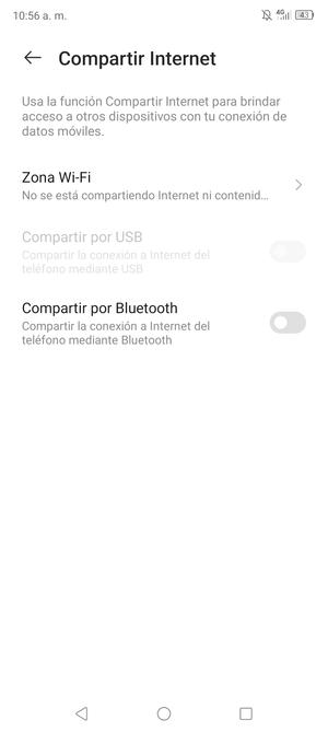 Seleccione Zona Wi-Fi