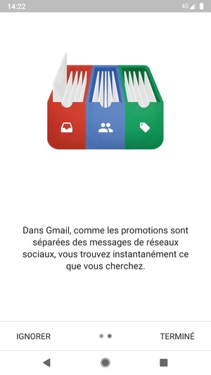 Sélectionnez TERMINÉ
