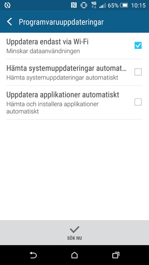 Välj SÖK NU