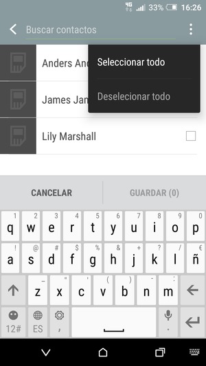 Seleccione Seleccionar todo