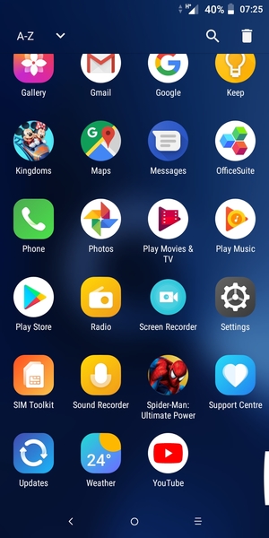 Scroll to and select Settings