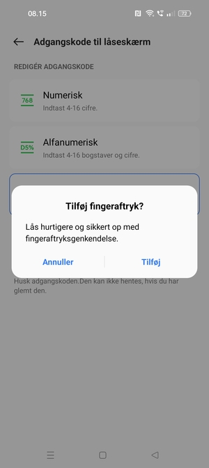 Vælg din foretrukne mulighed