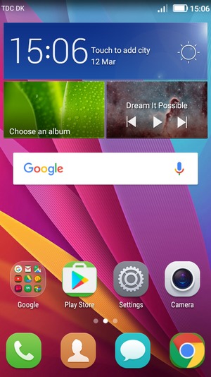 Select Settings