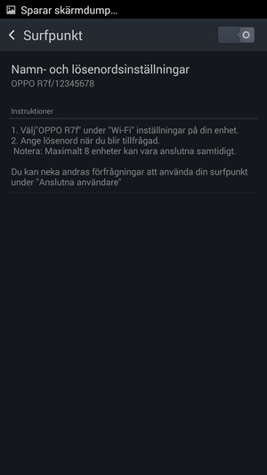 Aktivera Surfpunkt