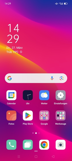 Wählen Sie Einstellungen