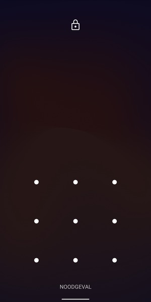 Uw telefoon is nu beveiligd met een schermvergrendeling