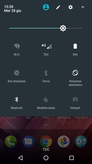 Seleziona Wi-Fi