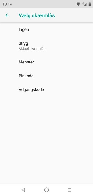 Vælg Mønster