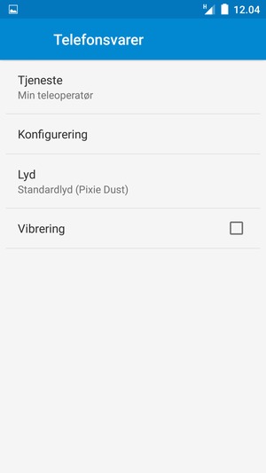 Velg Konfigurering