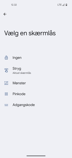Vælg Mønster