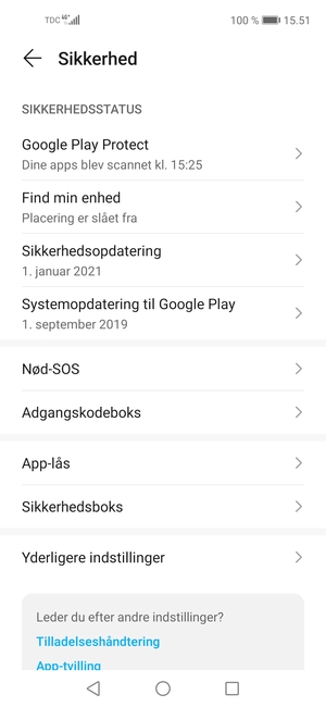 Vælg Yderligere indstillinger