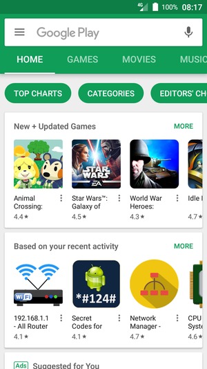 Select the Search bar