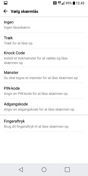 Vælg Mønster